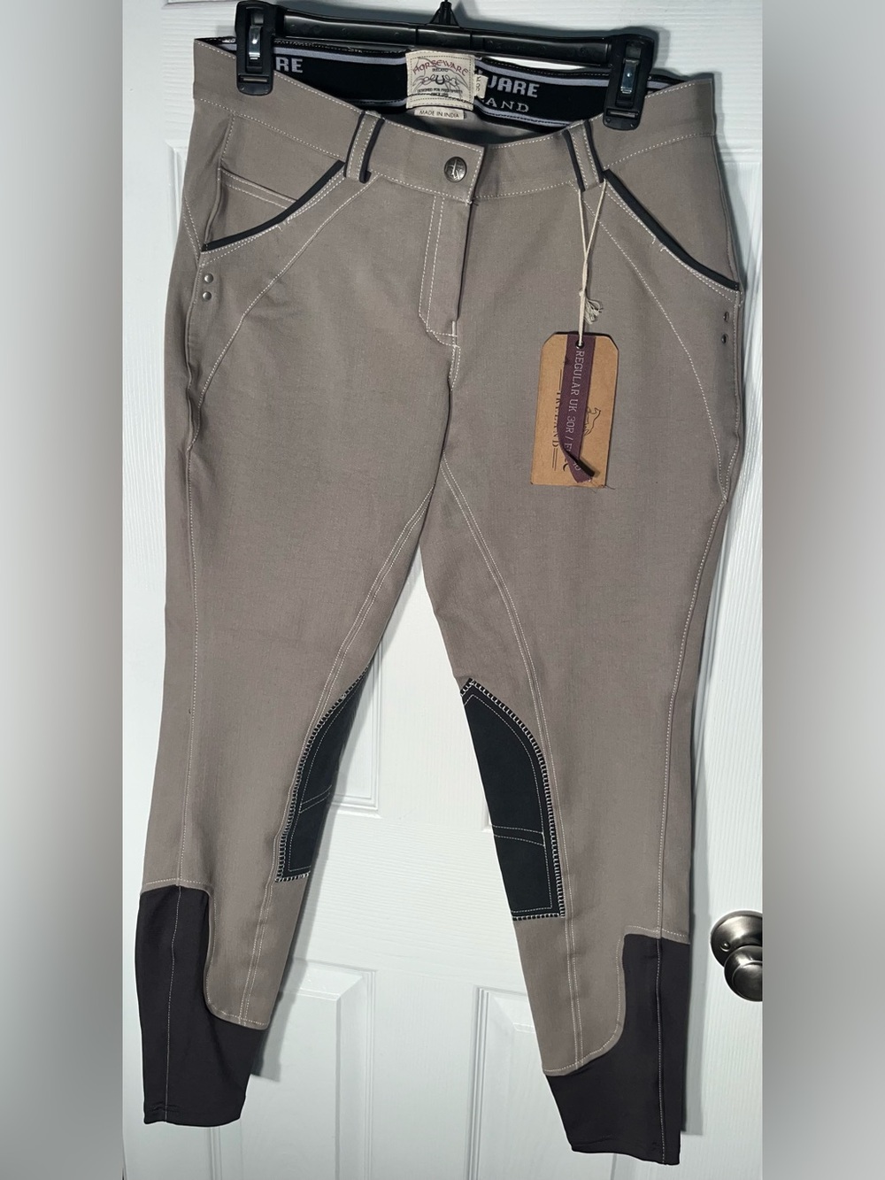 Women’s Horseware Ireland Patch Denim Equestrian Breeches NWT Size 30R